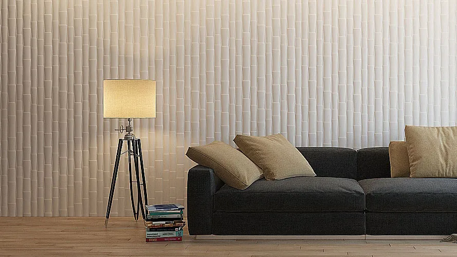 Бамбук 3д панель